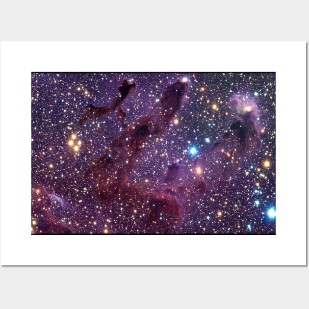 Purple Galaxy Wall Art by Phantastique